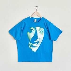 The Wizard Of Oz Wicked Witch of The West Big Face Graphic Blue T Shirt Adult XL